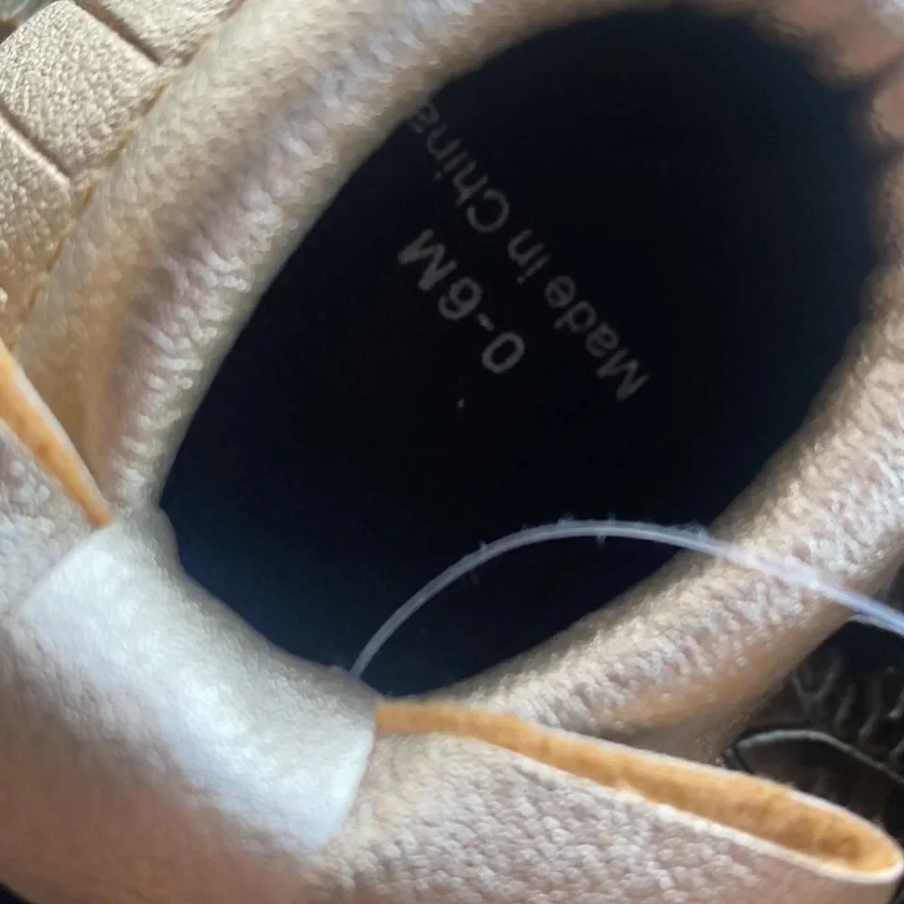 Fancy leather baby infant shoes 0 to 6 months